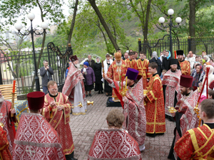 Фото, престольный праздник в Свято-Никольском соборе