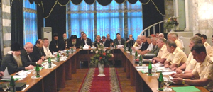 Фото, архиепископ Феофан принял участие в рабочей встрече с Секретарем Общественной палаты