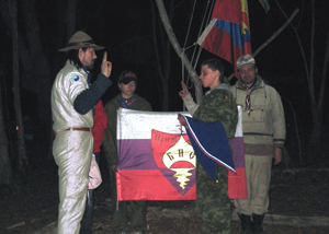 Фото, вечер 99-й годовщины российского скаутизма. Посвящение в Братство православных следопытов