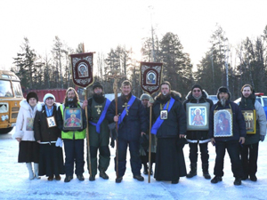 Фото, Крестный ход «Под звездой Богородицы» в Новосибирске