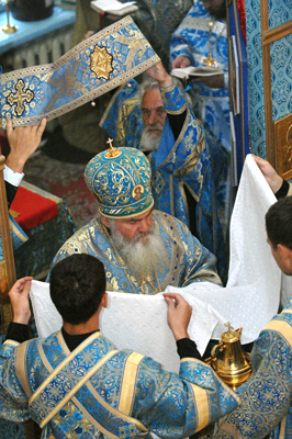 Архиерейское богослужение в Порт-Артурском храме