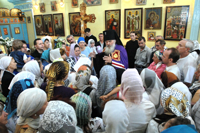 Архиерейское богослужение в Порт-Артурском храме