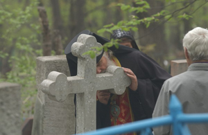 Фото, лития об усопших на «Лесном» кладбище