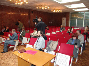 Участники пресс-конференции