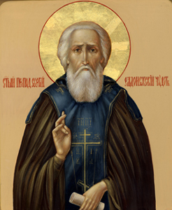 Икона св. прп. Сергия Радонежского
