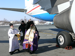 Фото, освящение самолетов