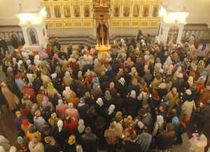 Фото, молебен в Покровском соборе