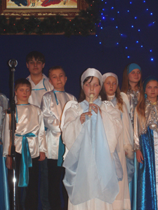 Фото, рождественский концерт воскресных школ