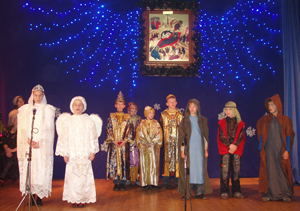 Фото, рождественский концерт воскресных школ