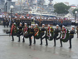 Фото. Владивосток, торжества в честь окончания Второй мировой войны