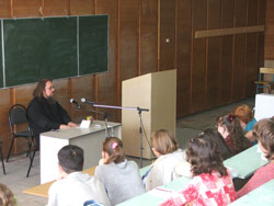 Фото, диакон Андрей Кураев на встрече с Владивостокцами