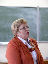 Фото. Уссурийск, Вера Евтушенко, начальник отдела социальных процессов регионального управления внешней политики Приморского края 