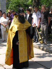 Фото. Владивосток. Секретарь епархиального совета игумен Иннокентий (Ерохин)