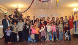 Фото. Владивосток. Посещение школы-интерната для детей с проблемами ДЦП