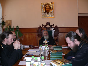 Фото. Владивосток. Заседание Епархиального совета