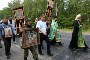 Фото, крестный ход по Хабаровской епархии