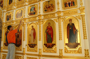 Фото, иконостас Покровского собора