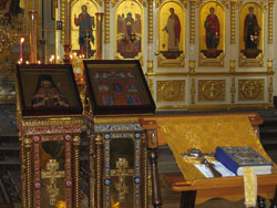 Фото. Владивосток, молебен пред иконой с частицей мощей св. Иоанна Шанхайского 