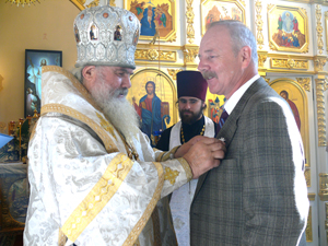 Награждение церковными наградами
