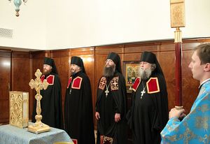 Фото. Москва. Фото. Москва. Клирик Владивостокской епархии игумен Николай (Дутка) возведен в сан архимандрита 