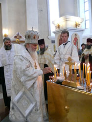 Фото. Владивосток, архиепископ Вениамин, панихида памяти павшим в годы войны