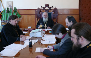 Фото, заседание педагогического совета Духовного училища