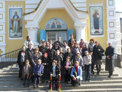 Фото. Уссурийск, храм Покрова Божией Матери. Паломническая поездка для детей, общий снимок