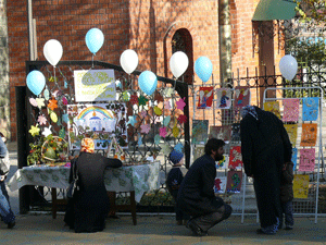 Фото. Владивосток. Выставка воспитанников Воскресной школы в престольный праздник Покровского кафедрального собора