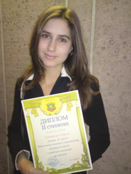 Ученица Православной гимназии - призер олимпиады по экологии