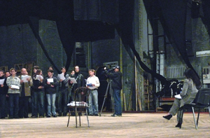 Репетиция концерта в театре им. М. Горькова