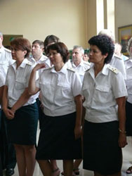 Фото. Владивосток, чин освящения здания Приморской таможни