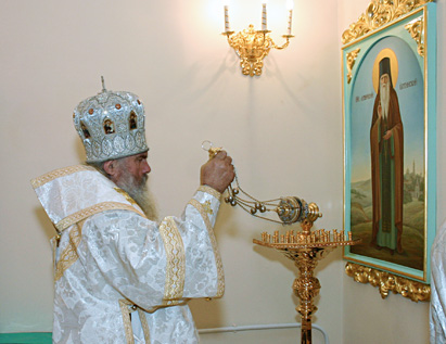 Фото, освящение храма святого преподобного Серафима Саровского