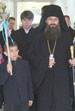 Епископ Иннокентий, священники и прихожане Успенского храма поздравили с праздником больных и бездомных
