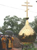 Новый купол с крестом освящен для храма с. Покровка