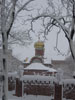 Снег не помешал работе храмов, но завалил подходы к ним