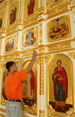 В Покровском соборе установлен иконостас