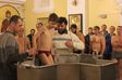 Фото. Владивосток. 18-19 января 2013 года. Купание в Крещенских купелях, освящение водоемов и святой воды