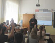 Фото, Владивосток. Встреча, прошедшая 10 мая 2012 года в средней школе № 50, с участием духовенства, педагогов, психологов и старшеклассников, была посвящена профилактике распространения алкогольной и наркотической зависимости у школьников