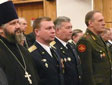 Представитель Владивостокской епархии вручил командованию Приморского соединения ВКО юбилейный адрес
