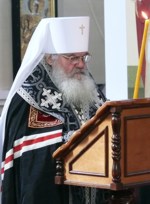 Фото. Владивосток. Митрополит Владивостокский и Приморский Вениамин совершает чтение первой части Великого покаянного канона преподобного Андрея Критского в Покровском кафедральном соборе