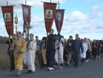 Фото. Спасск-Дальний. Октябрь 2012 года. Более сотни прихожан прошли Крестным ходом в Спасском благочинии 