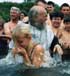 Крещение в морской купели приняли жители села Валентин