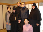 Фото, игумения Мария, иерй Олег, Л. М. Титова, паломническая поездка по Японии