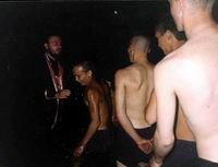 Ночное крещение военнослужащих в бухте Посьет