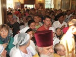 Фото, встреча мощей в Свято-Никольском Кафедральном соборе