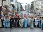 Фото. Владивосток, Албазинская икона Божией Матери торжественно пронесена по главным улицам города