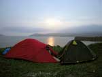 Палаточный лагерь на мысе Тобизина