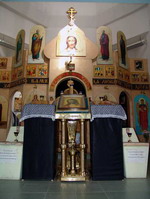 Храм великомученика Пантелеимона: вид на иконостас