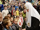 Святейший Патриарх Кирилл посетил Рождественский праздник в Московском Кремле