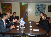 Председатель ОВЦС встретился заместителем министра иностранных дел Греции, генеральным секретарем Межпарламентской ассамблеи Православия Я. Аманатидисом